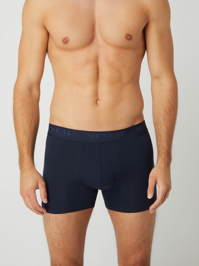 Trunks mit Stretch-Anteil im 3er-Pack in marineblau