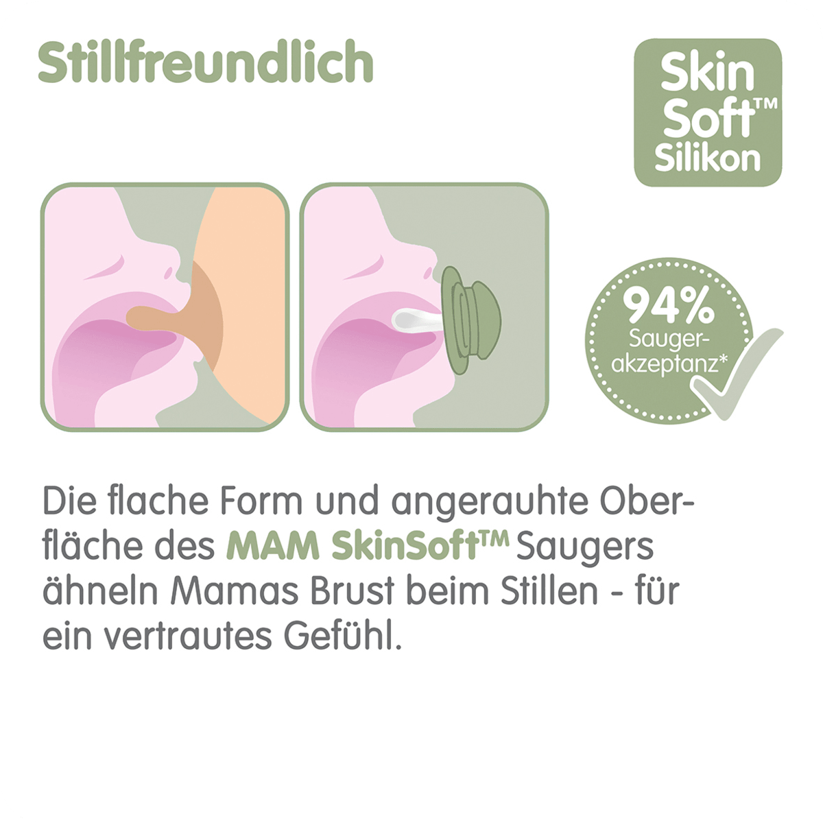 Schnuller Original Night Silikon pink/lila, 0-6 Monate, 2 St