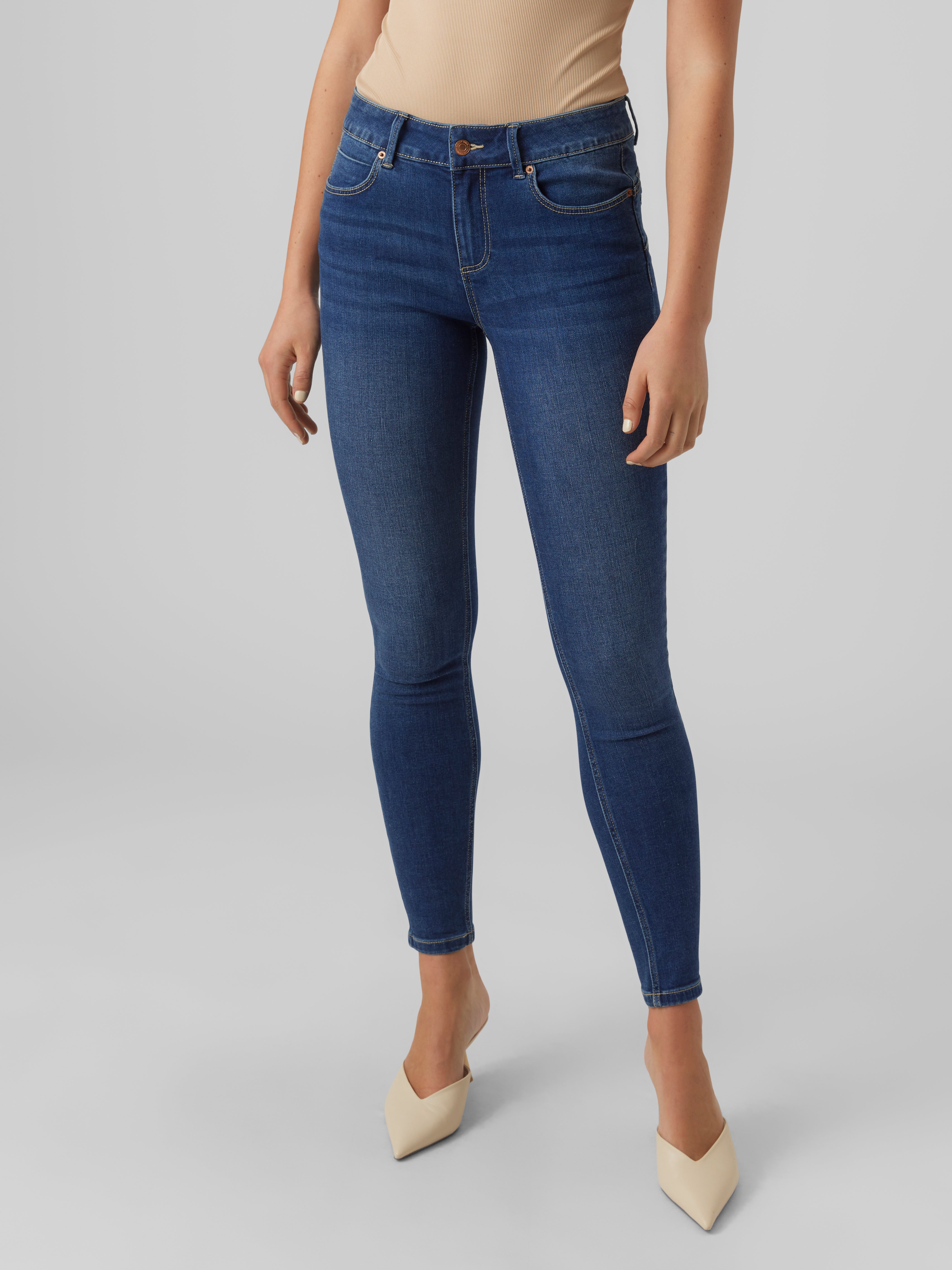 VMSELA Mid Rise Slim Fit Jeans
