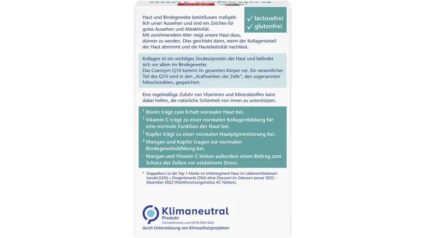 Doppelherz Kollagen 1000 + Biotin + Q10