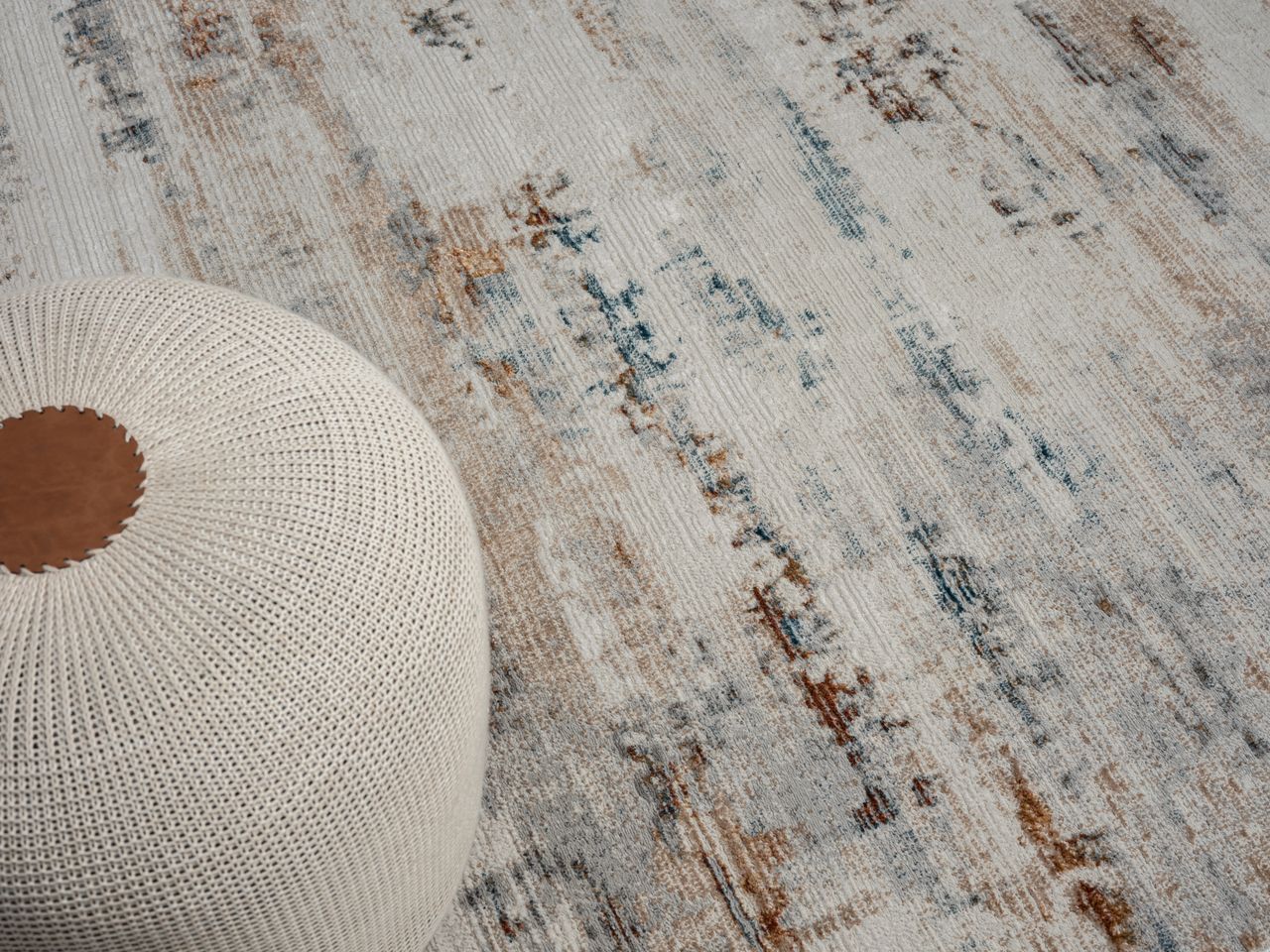 MyFlair Teppich Margot, 160cm x 230cm, Farbe Hellgrau, rechteckig, Florhöhe 8mm
