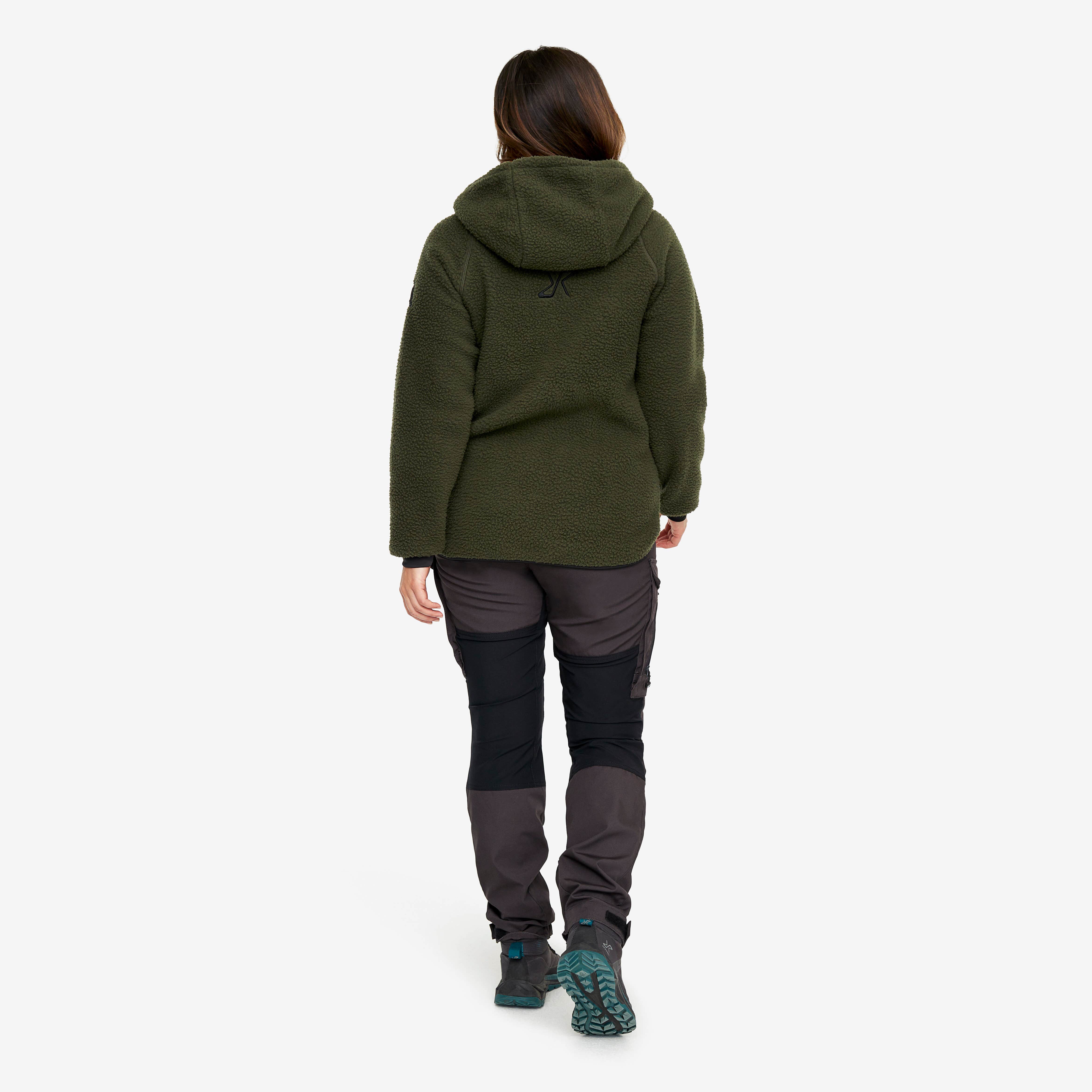 Sherpa Hoodie Femme Forest Night