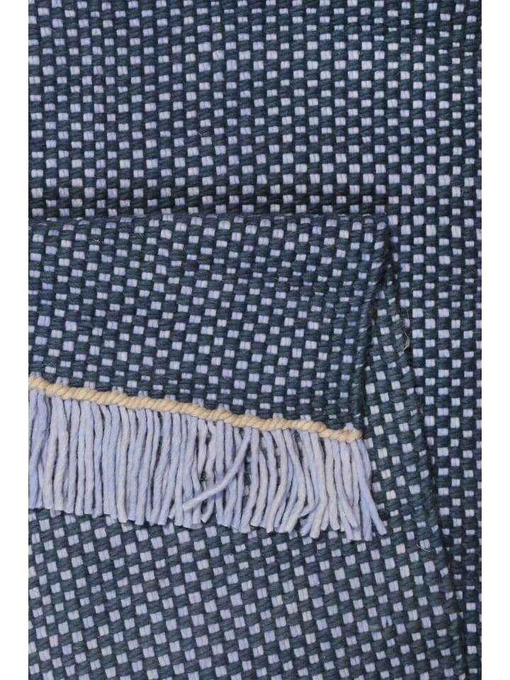 ESPRIT Handweb-Teppich Casa in blau günstig kaufen