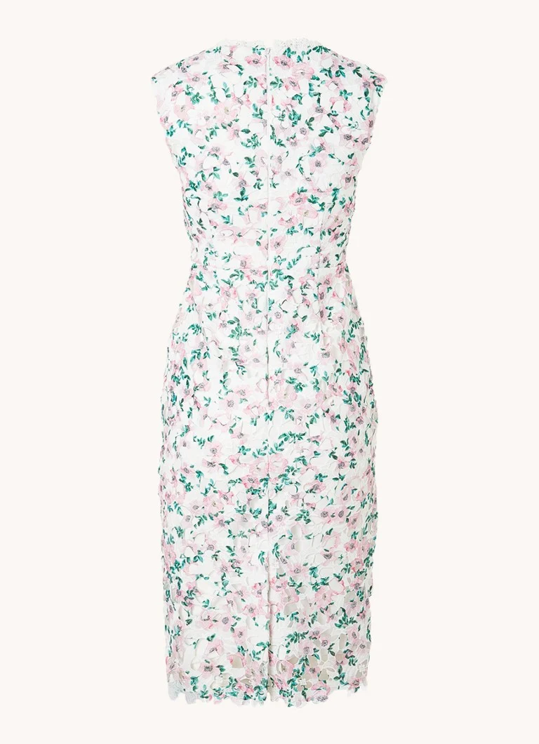 Vestido midi ajustado Phase Eight Petite Diana con bordado