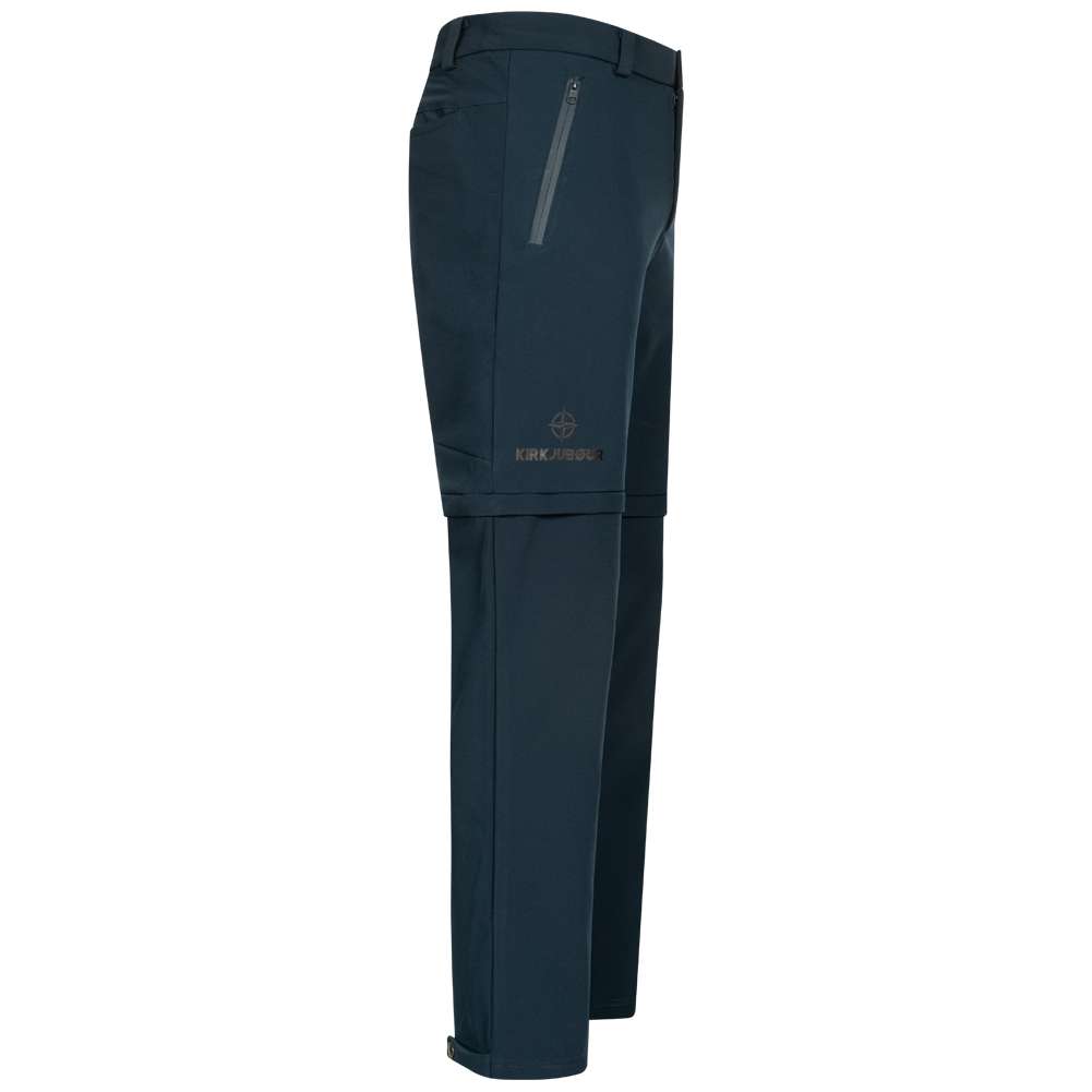 KIRKJUBØUR® Zip-Off Herren 2-in-1 Trekking Wanderhose navy