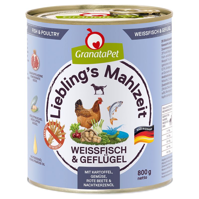Sparpaket GranataPet Liebling's Mahlzeit 12 x 800 g
