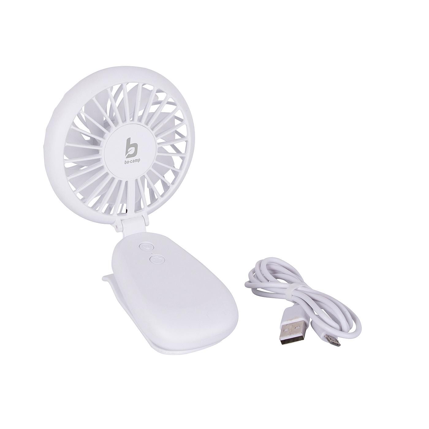 Bo-Camp Mini Wiederaufladbarer Ventilator mit Klemme