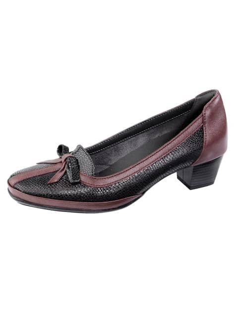 Pumps aus superflexiblem Leder