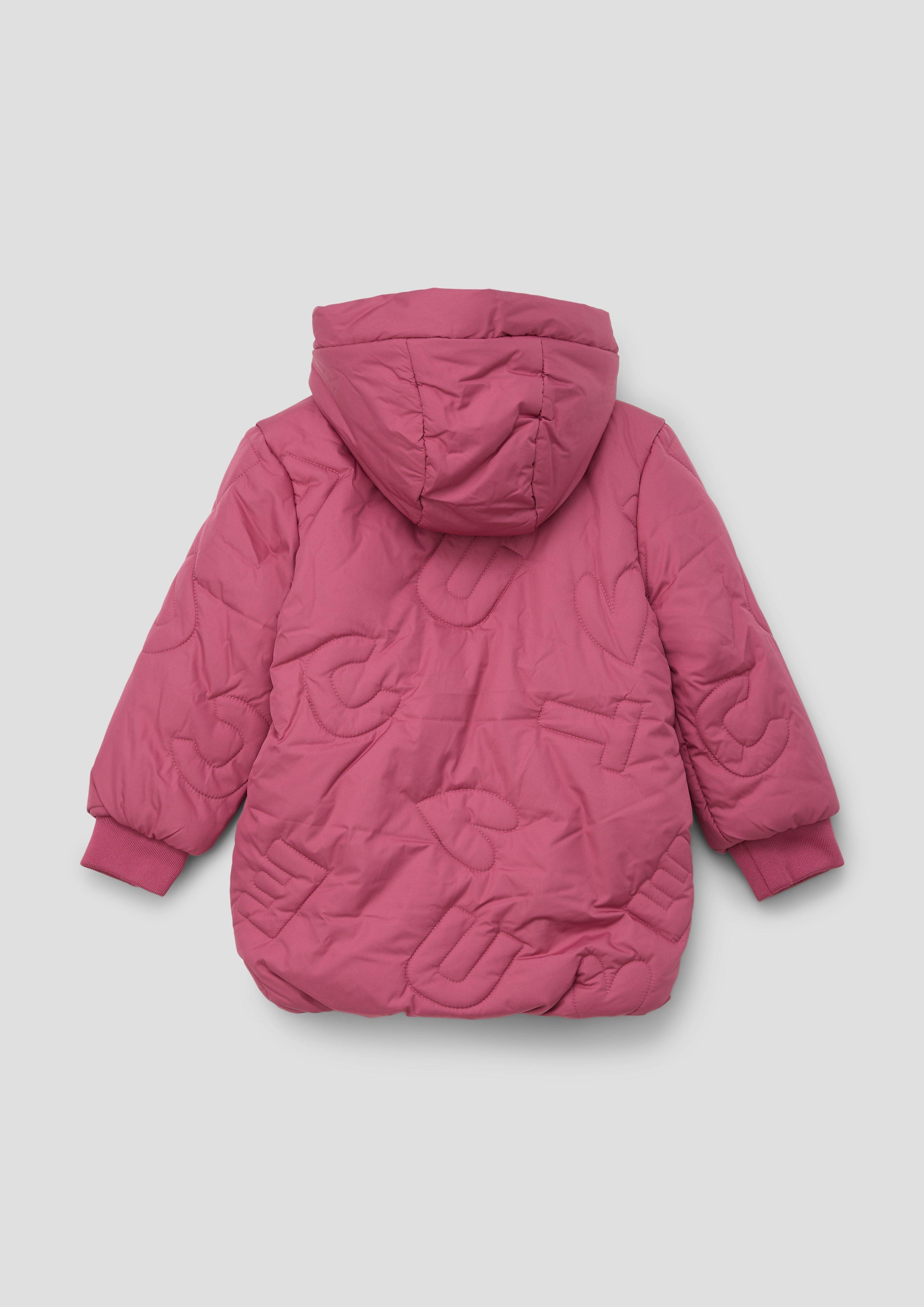 Lange Jacke mit Steppung  2132185-4592