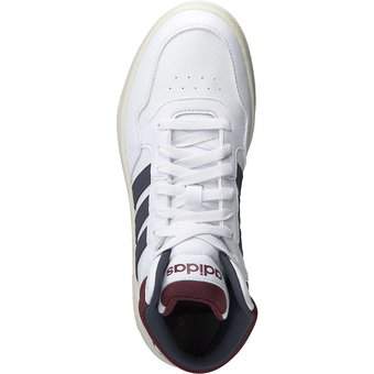 adidas Hoops 3.0 Mid Sneaker in weiß