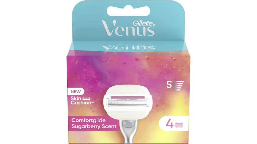 Gillette Venus Klingen Comfortglide Sugarberry Scent