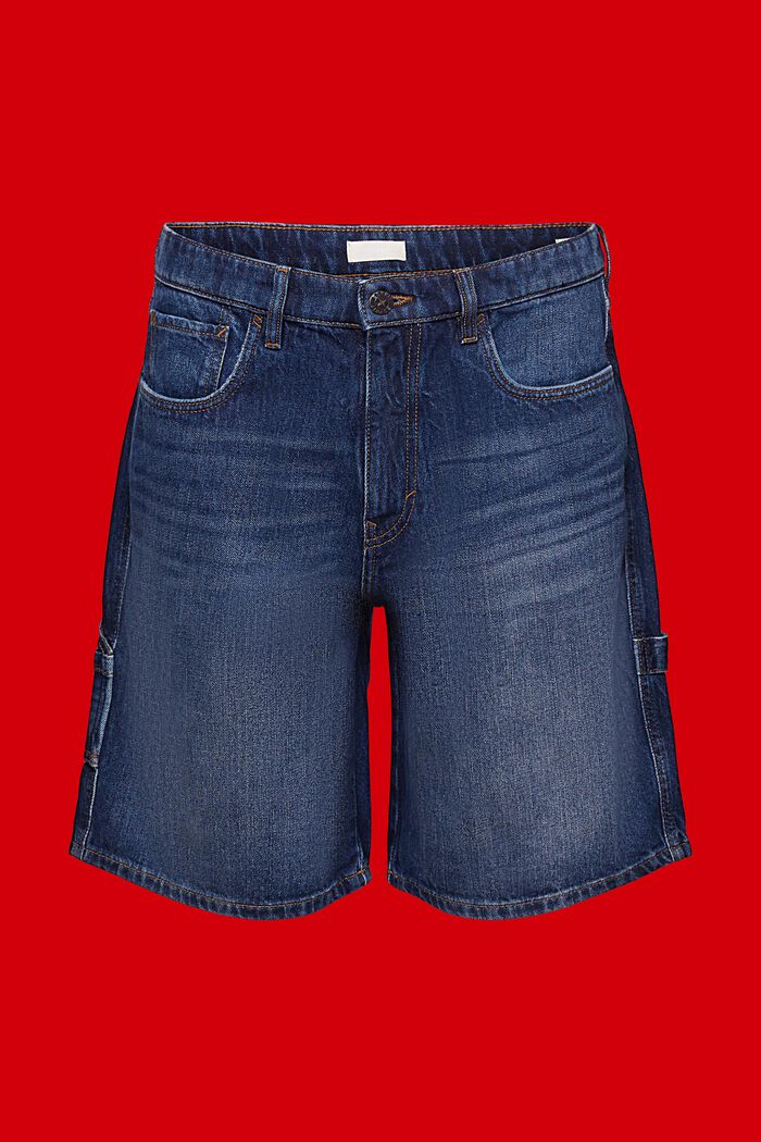 Locker geschnittene Jeansshorts