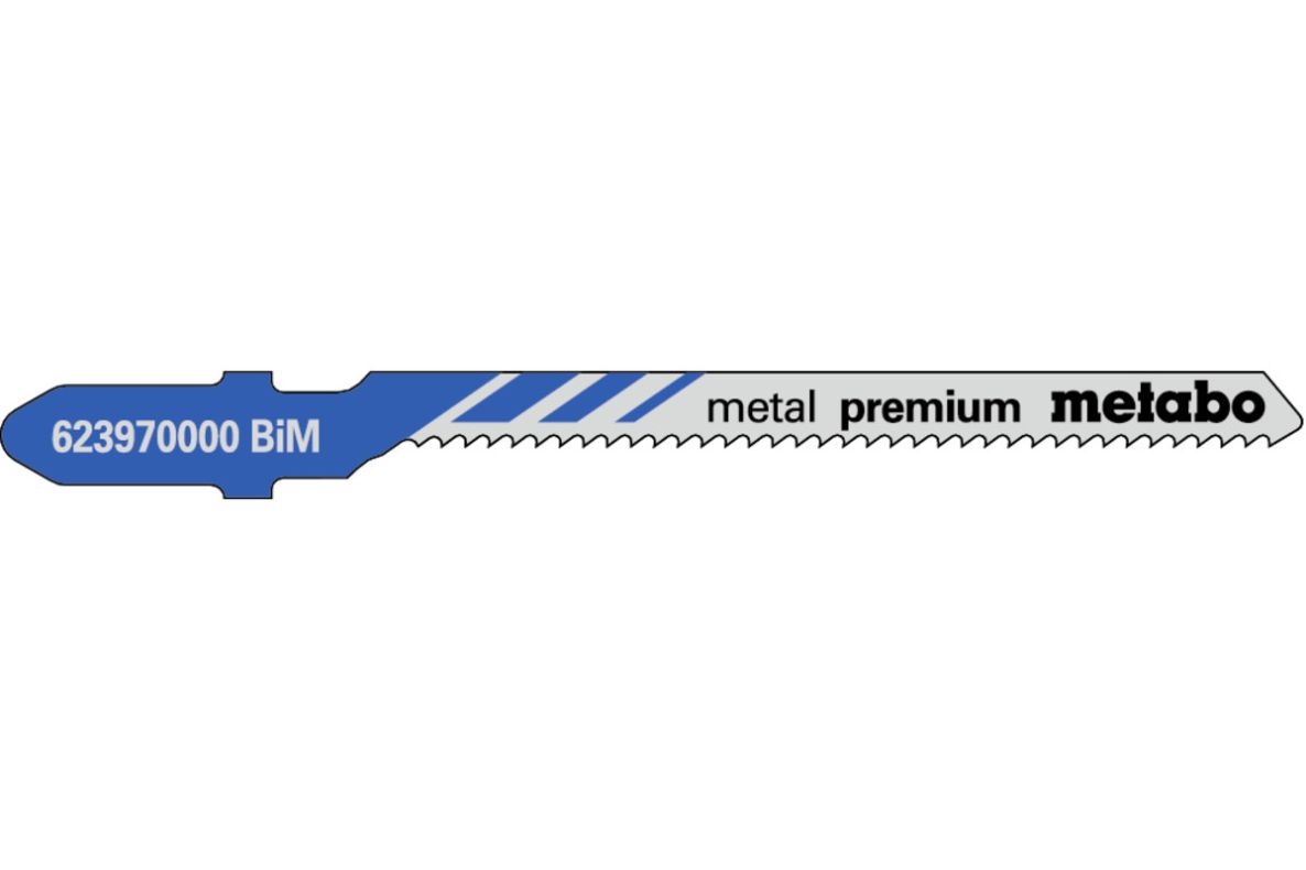 Metabo dodatki 623970000 Listi za vbodno žago (5 kosov) 57/1,5 mm BiM