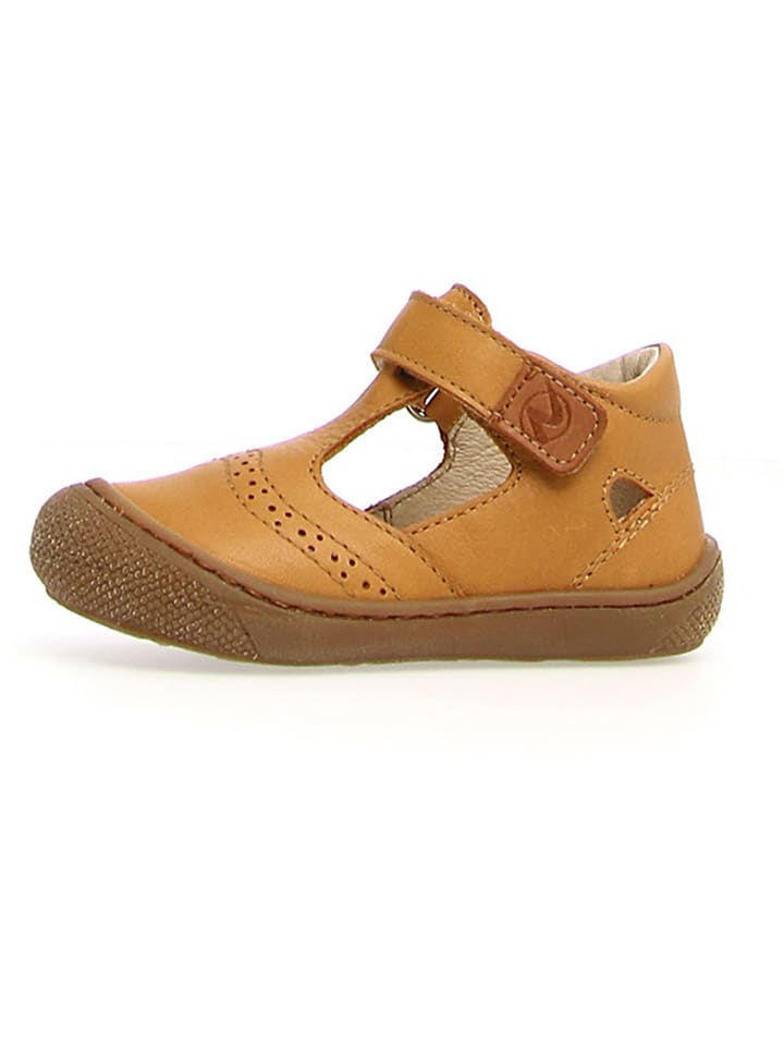 Naturino Leder-Halbsandalen in Hellbraun günstig kaufen