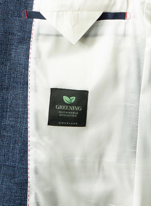 CG, Anzug mit Weste, Slim Fit, Baumwolle-Schurwolle, dunkelblau meliert