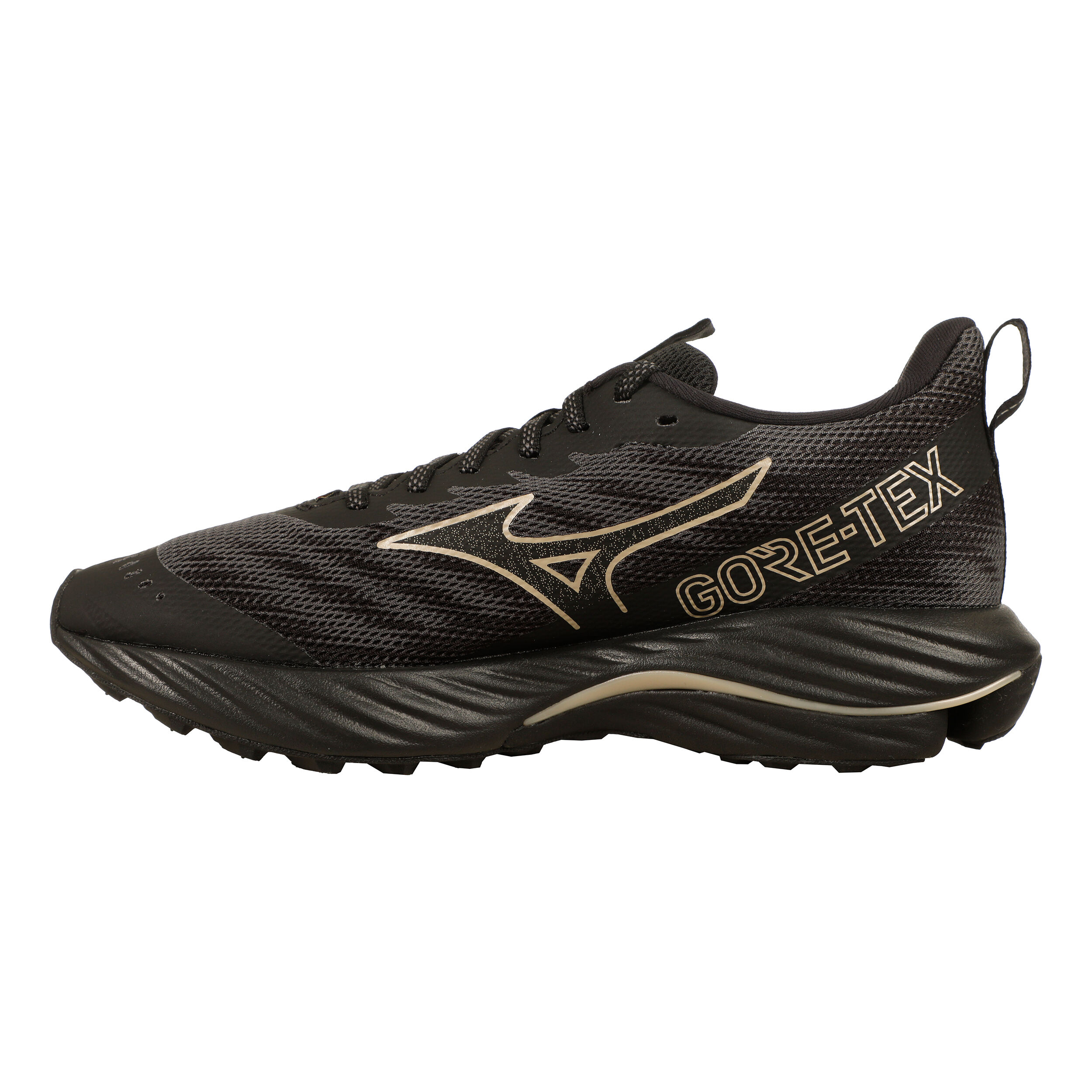 Wave Rider GTX 2 Trailschuh Damen - Schwarz, Gold