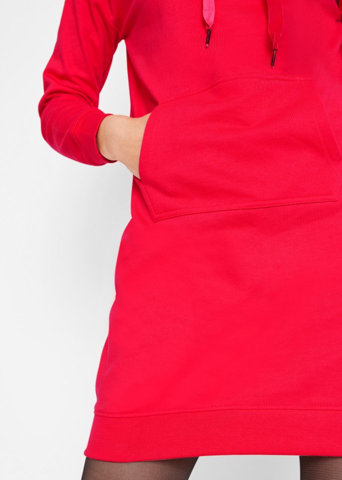 Sweatkleid mit Kapuze