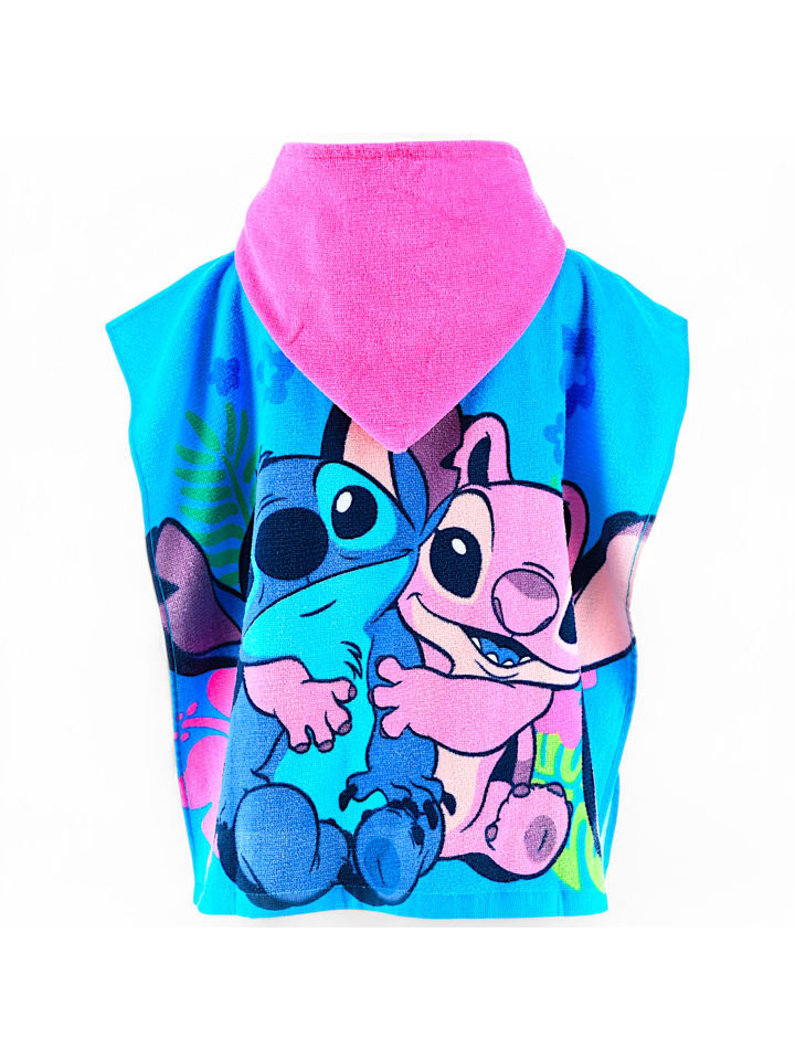 Lilo & Stitch Badeponcho Disney Lilo & Stitch  - (B) 55 cm x (L) 110 cm in Blau günstig kaufen 55 x 100 cm