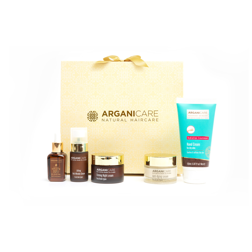 Arganicare coffret anti âge à l'argan et beurre dekarité COFFRET CADEAU