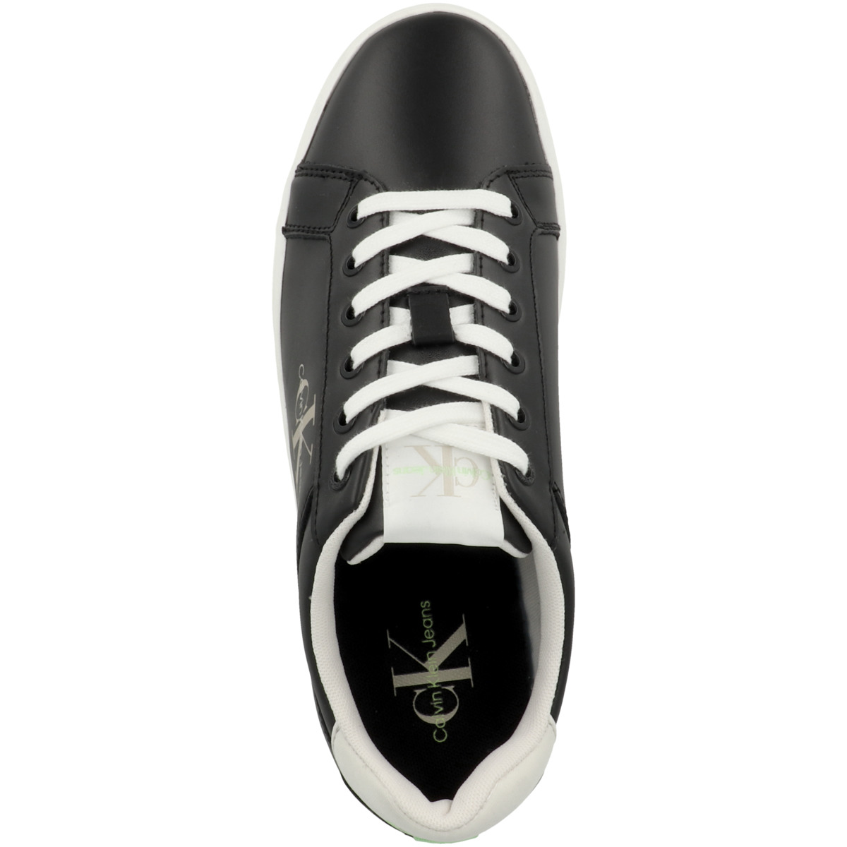 Calvin Klein Jeans Classic Cupsole Fluo Contrast Sneaker low schwarz