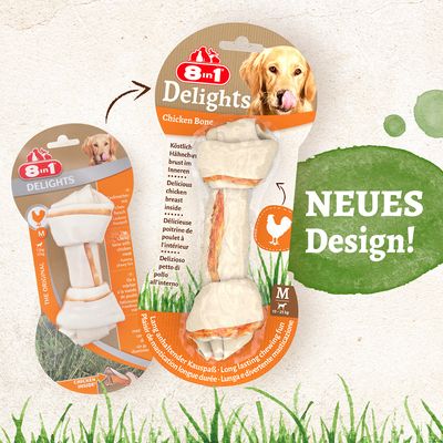 8in1 Delights Kauknochen Huhn