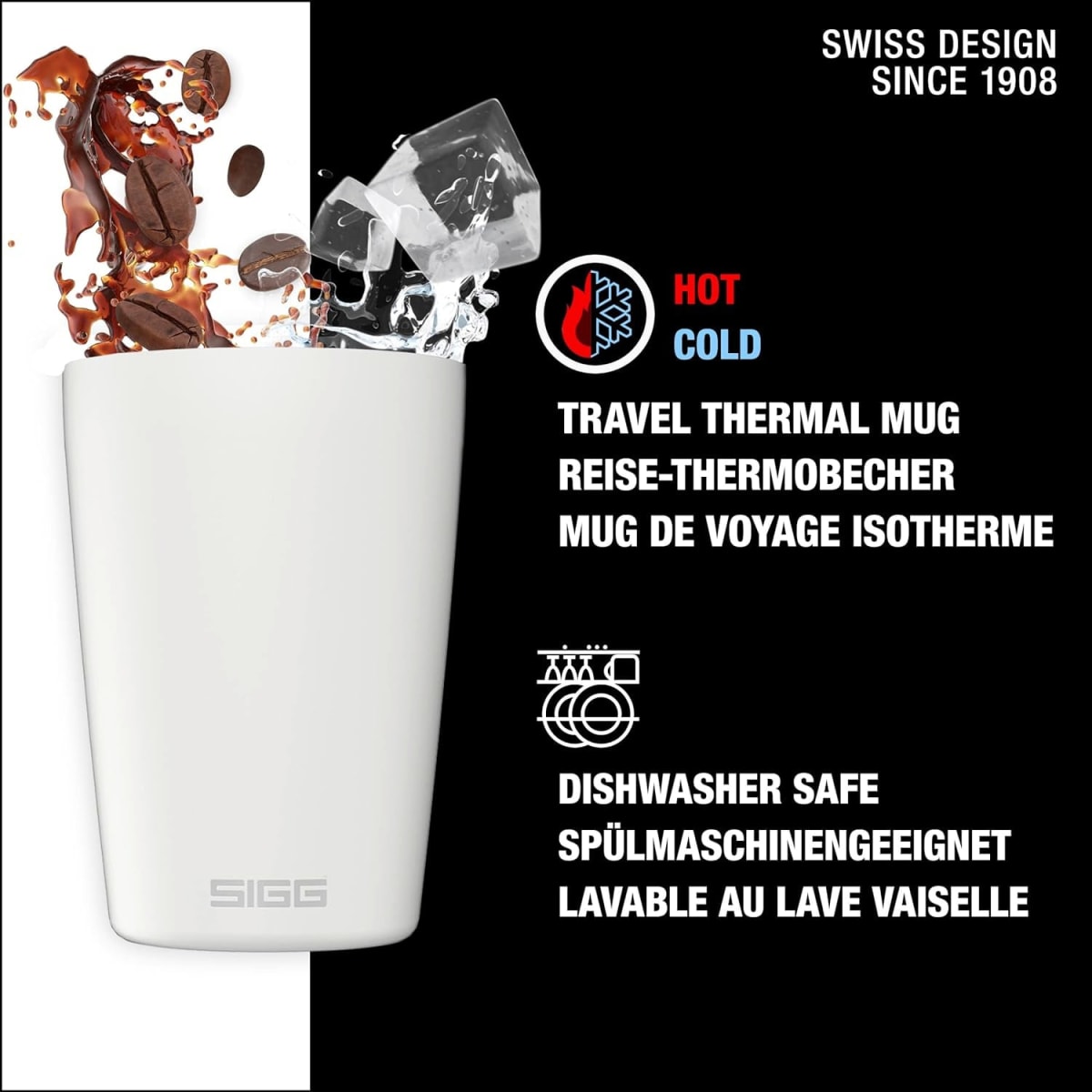 Kaffeebecher to-go Neso Cup weiß 300ml, 1 St