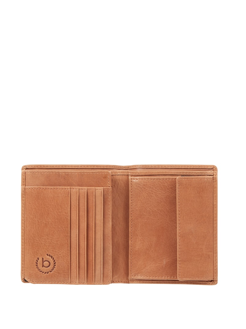 Portemonnaie aus Leder Modell 'Volo' in cognac