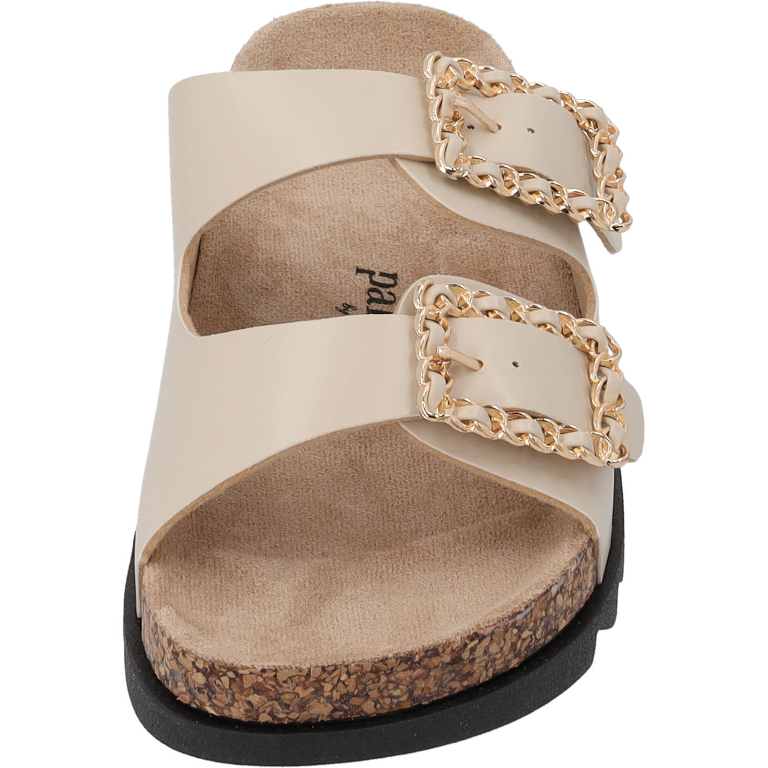 Palado Igies by Sila Sahin, Plateau-Pantoletten, Damen, Beige