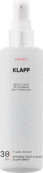 KLAPP Skin Care Science Triple Action Invisible Face & Body Glow Spray SPF 30 Sonnenspray