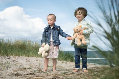 Jeansjacke, dunkelblau für Mädchen