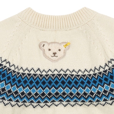 Strampler langarm, beige für Jungs