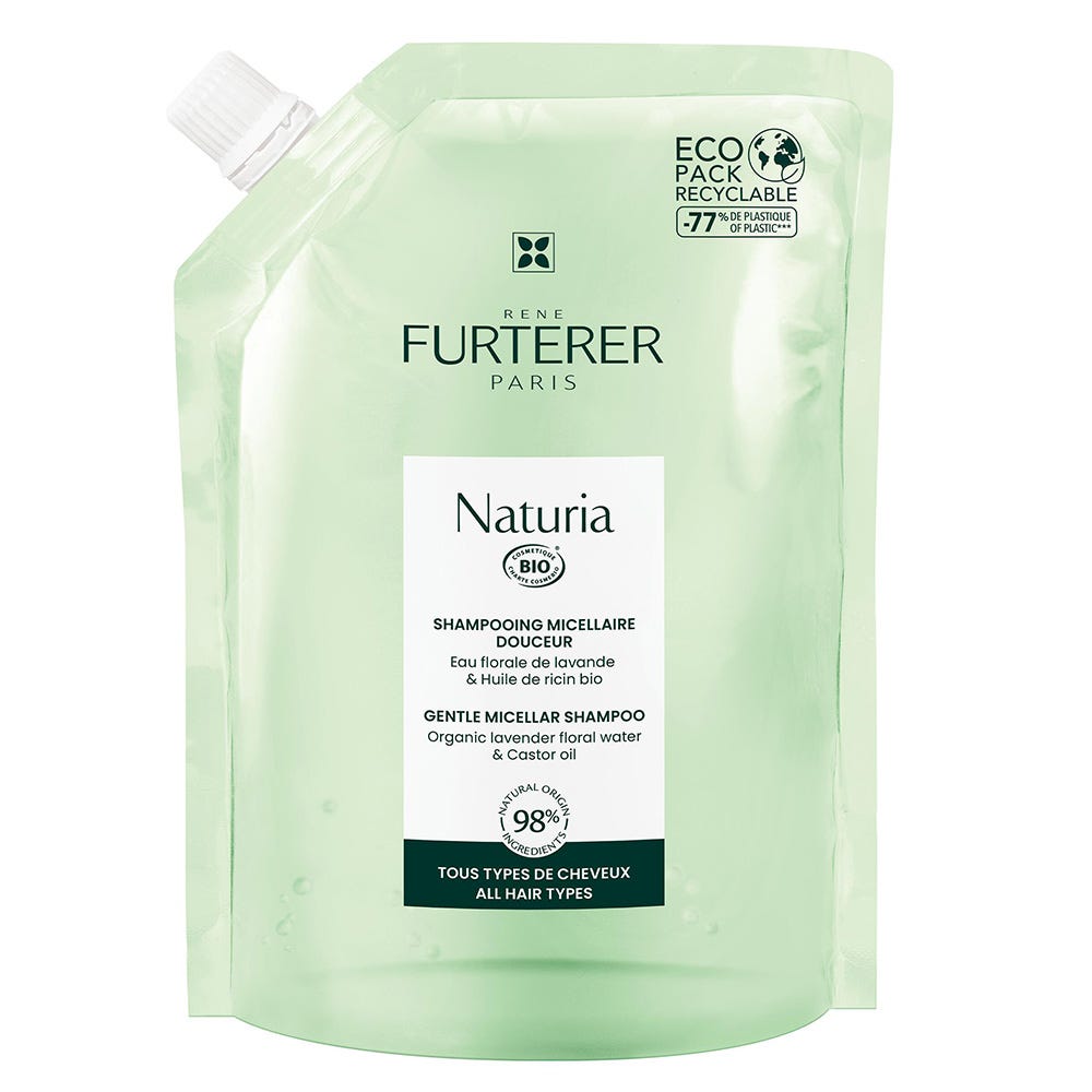 Rene Furterer Naturia Sanftes Mizellen-Shampoo 400 ml Refill