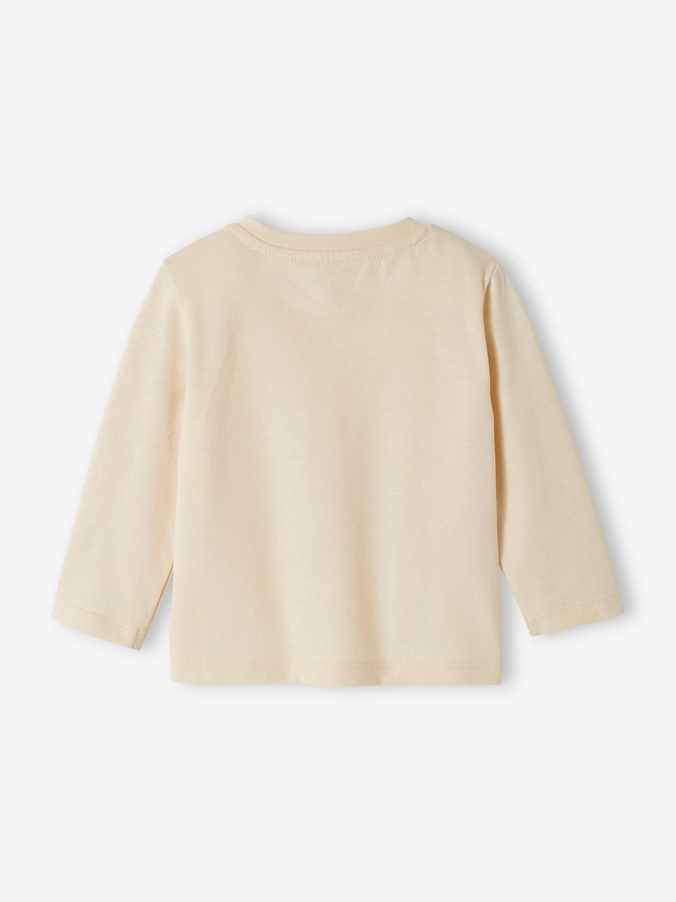 Vertbaudet Jungen Baby Shirt Oeko-Tex - wollweiß