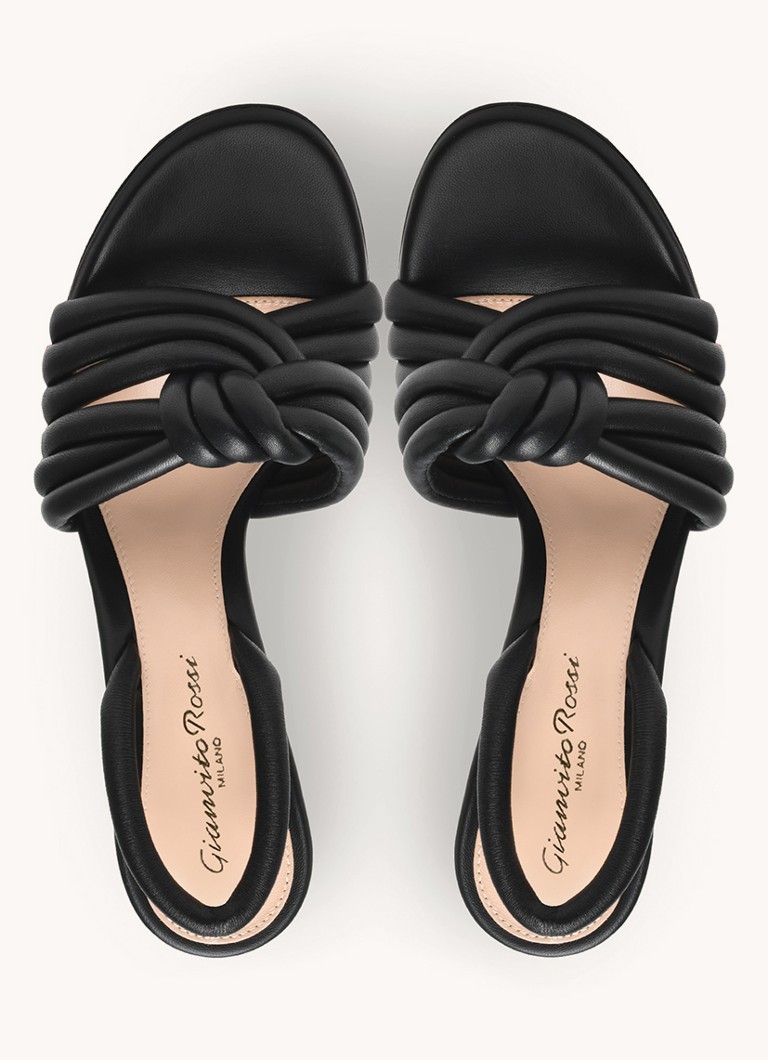 Gianvito Rossi Ottavia jēra ādas sandales