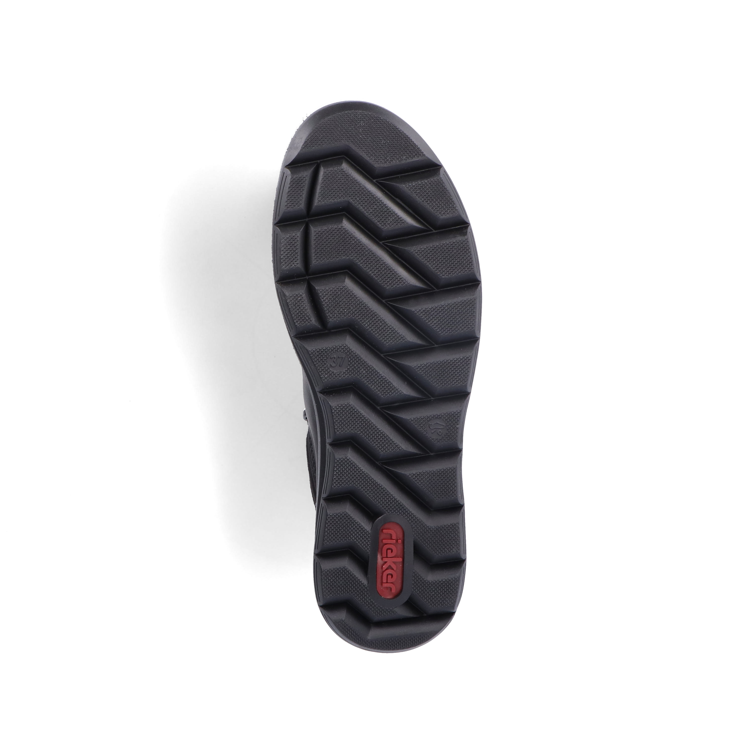 Rieker Damen Schnürschuhe tiefschwarz