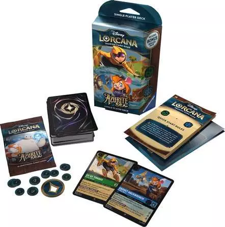 Disney Lorcana: Azurite Sea - Emerald and Sapphire Single Player Deck (Englisch)