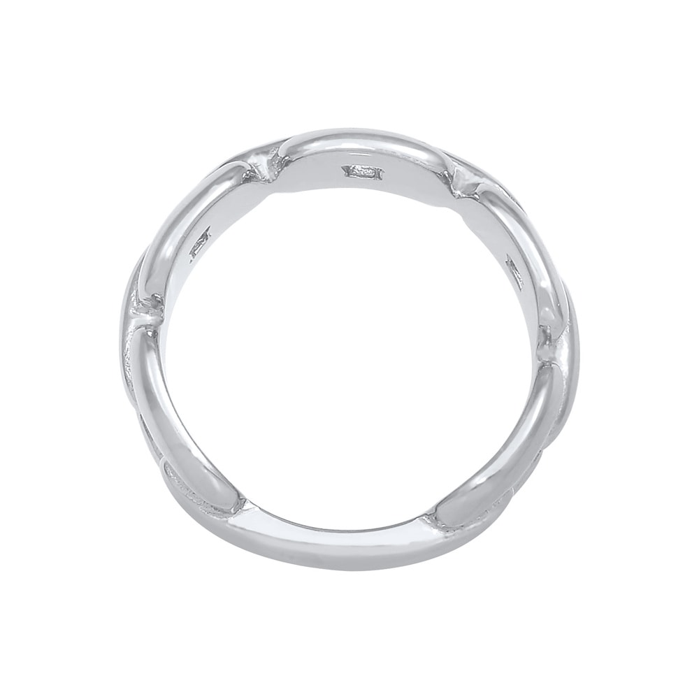 Elli Elli Bague Glieder Oval Chain Look 925 Silber Bague