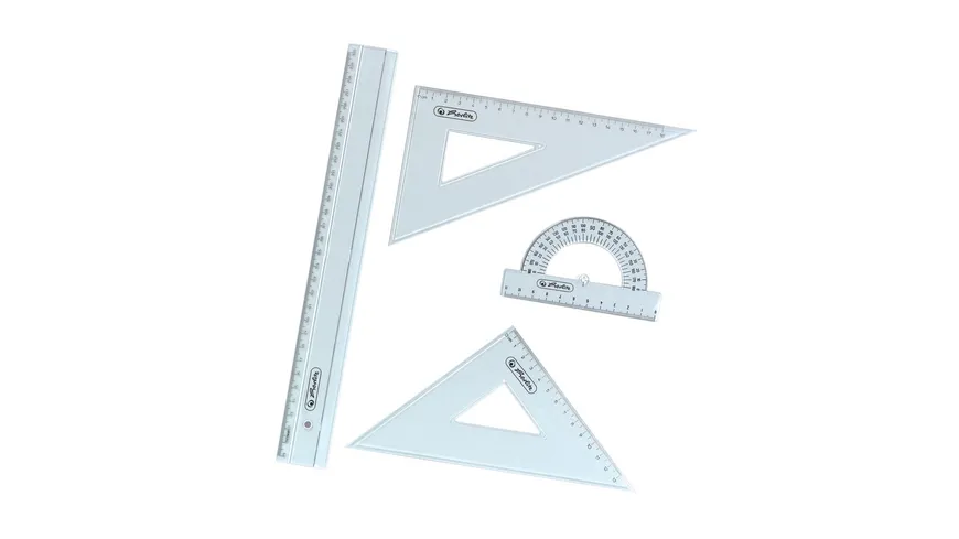 herlitz Geometrieset My Pen 4-tlg. farblich sortiert