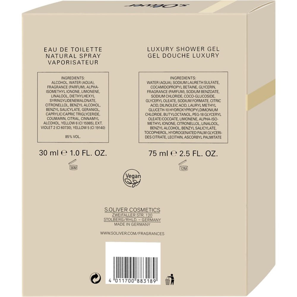 s.Oliver Scent Of You Women Coffret cadeau Kit de senteurs