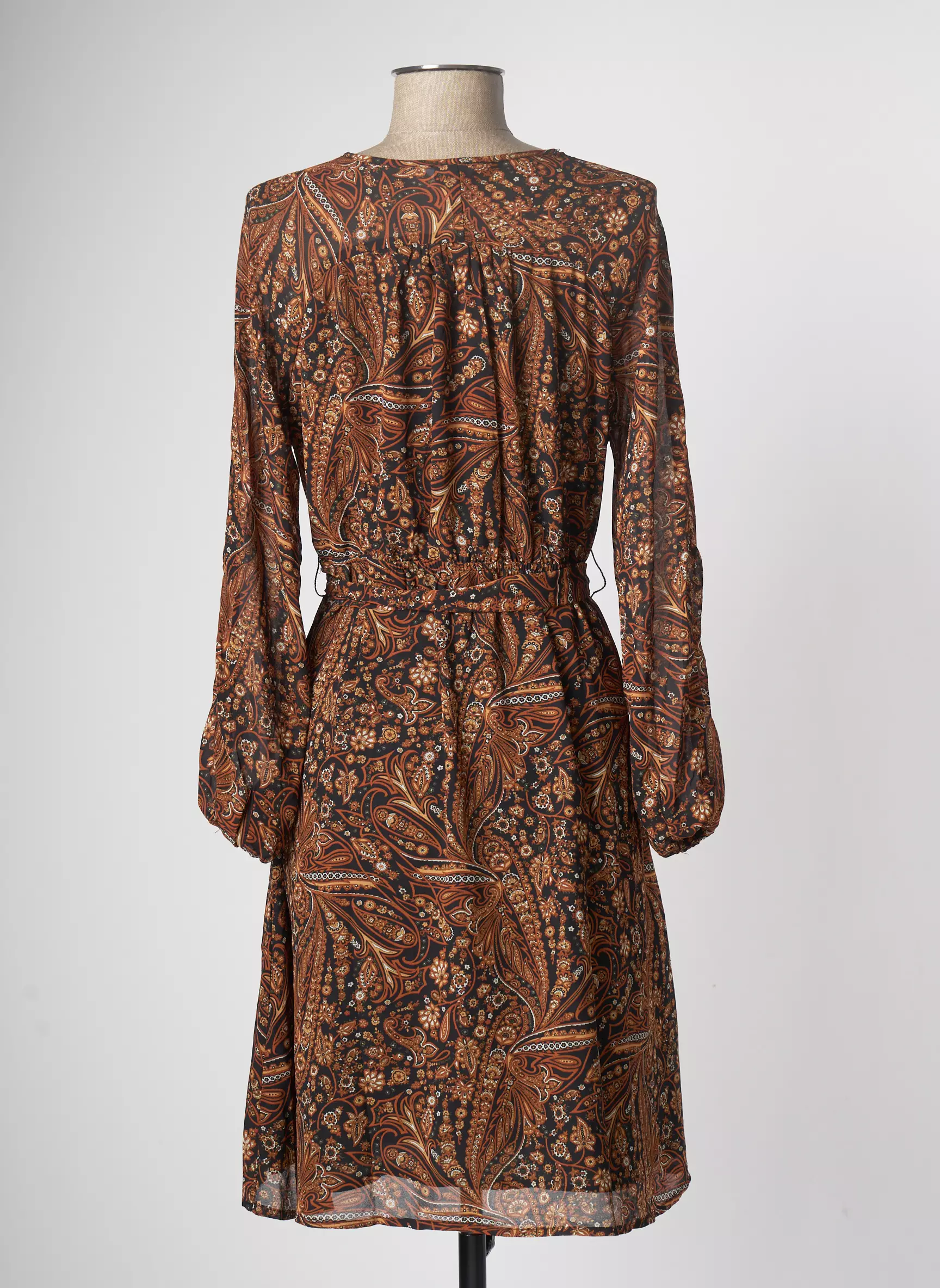 Zabaione Robes Mi Longues Femme couleur marron