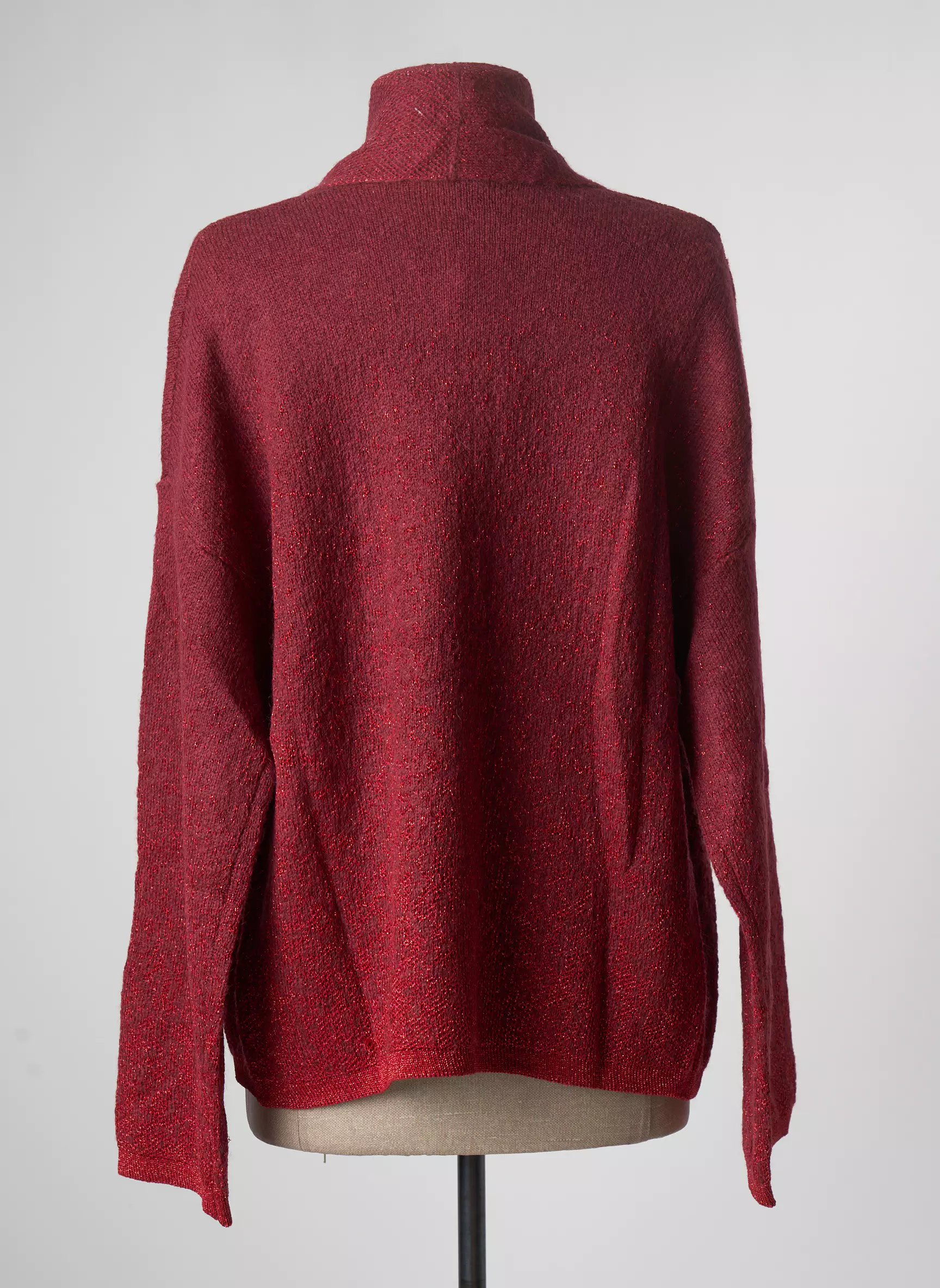 Benetton Cardigans Femme couleur rouge