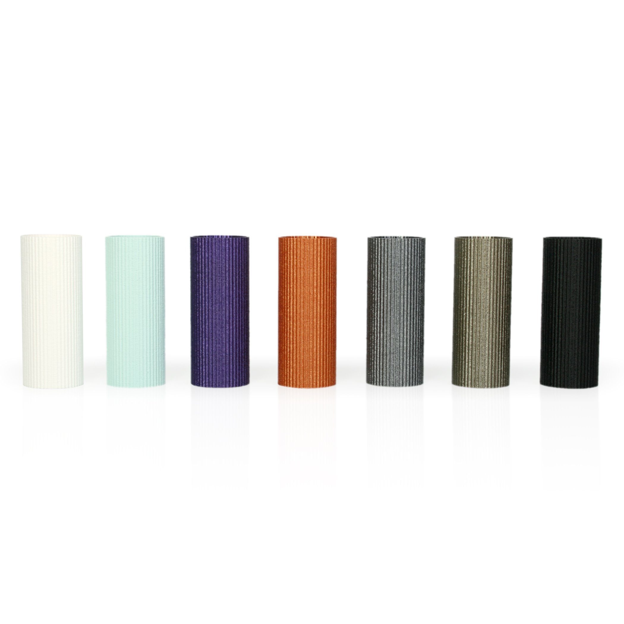 Kreative Feder Dekovase Designer Vase – Dekorative Blumenvase aus Bio-Kunststoff, aus nachwachsenden Rohstoffen; wasserdicht & bruchsicher