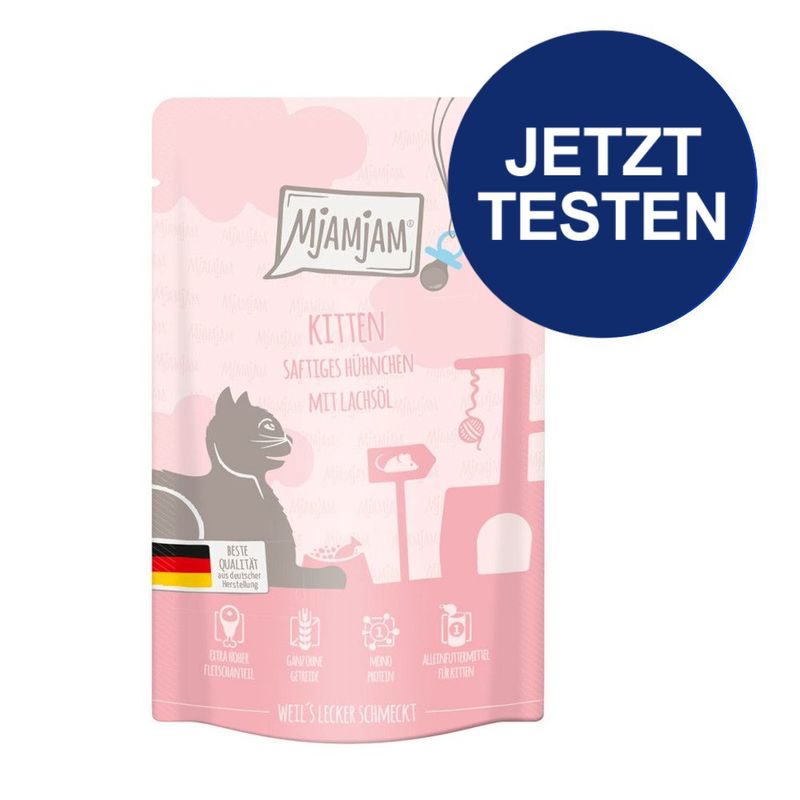 Probierpaket MjAMjAM Kitten 12 x 125 g zu TOP-Preisen | bitiba %