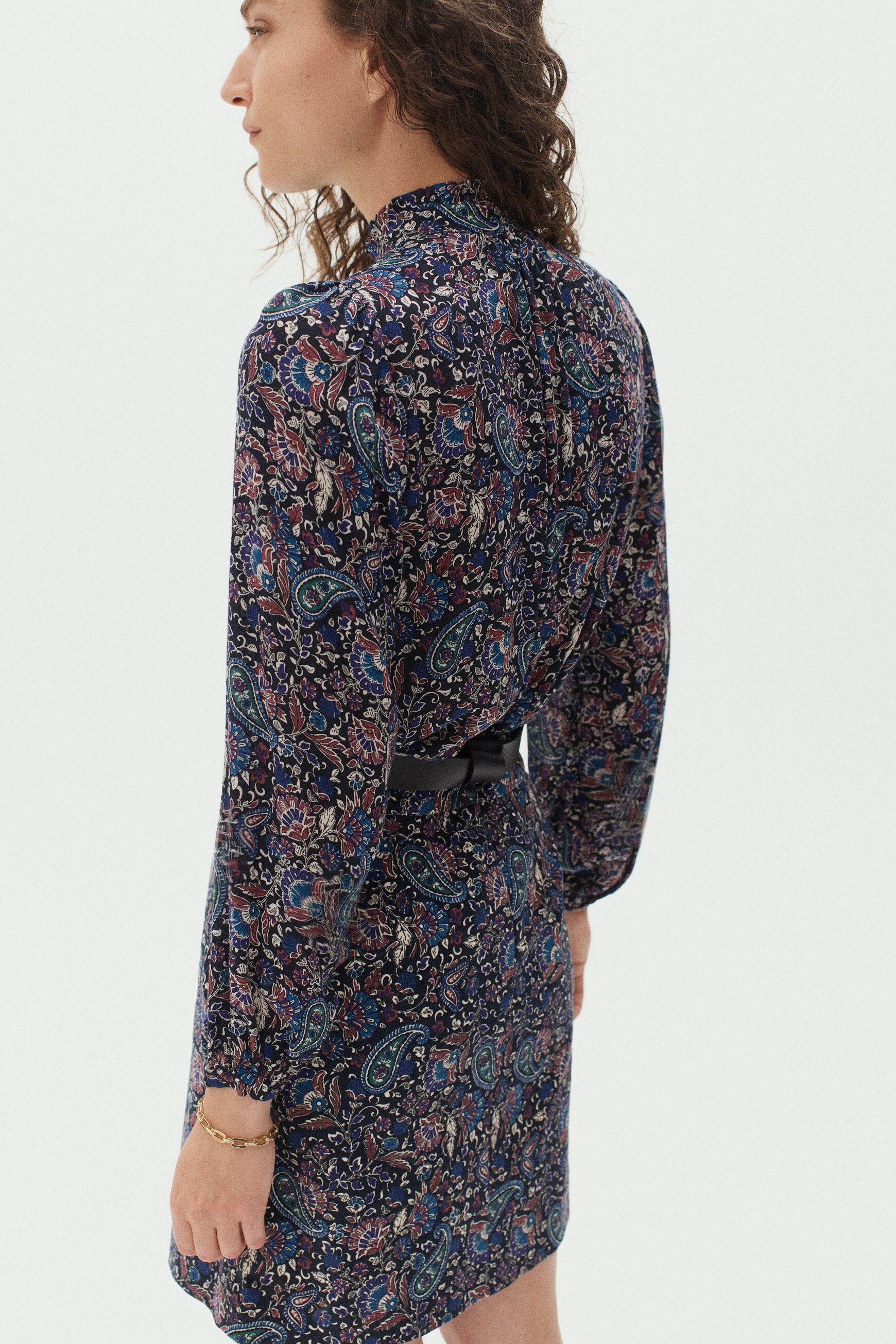 jupe adele bleu marine femme