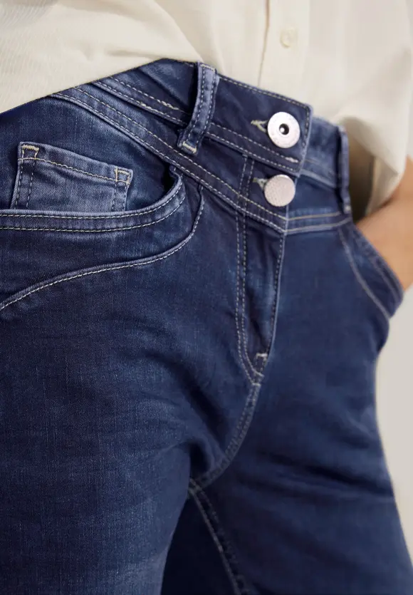 CECIL Slim Fit Jeans mit Bootcut