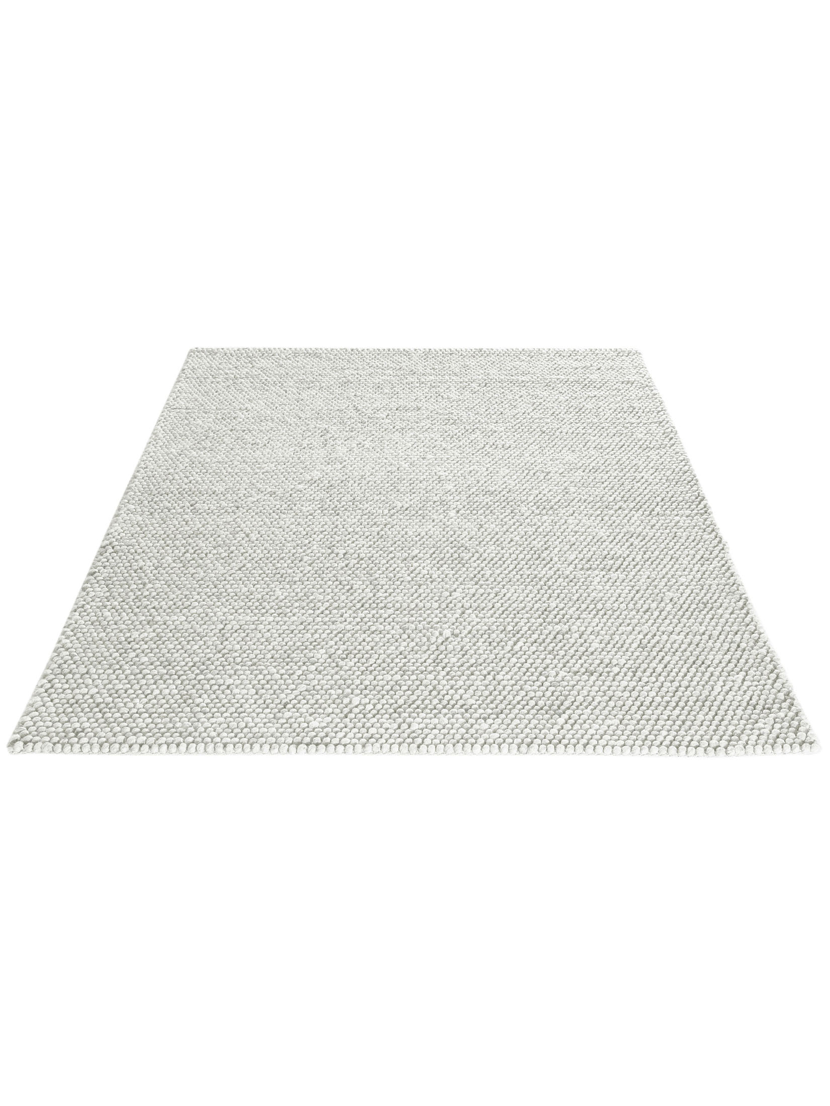 Lindesberg Woll-Teppich, White