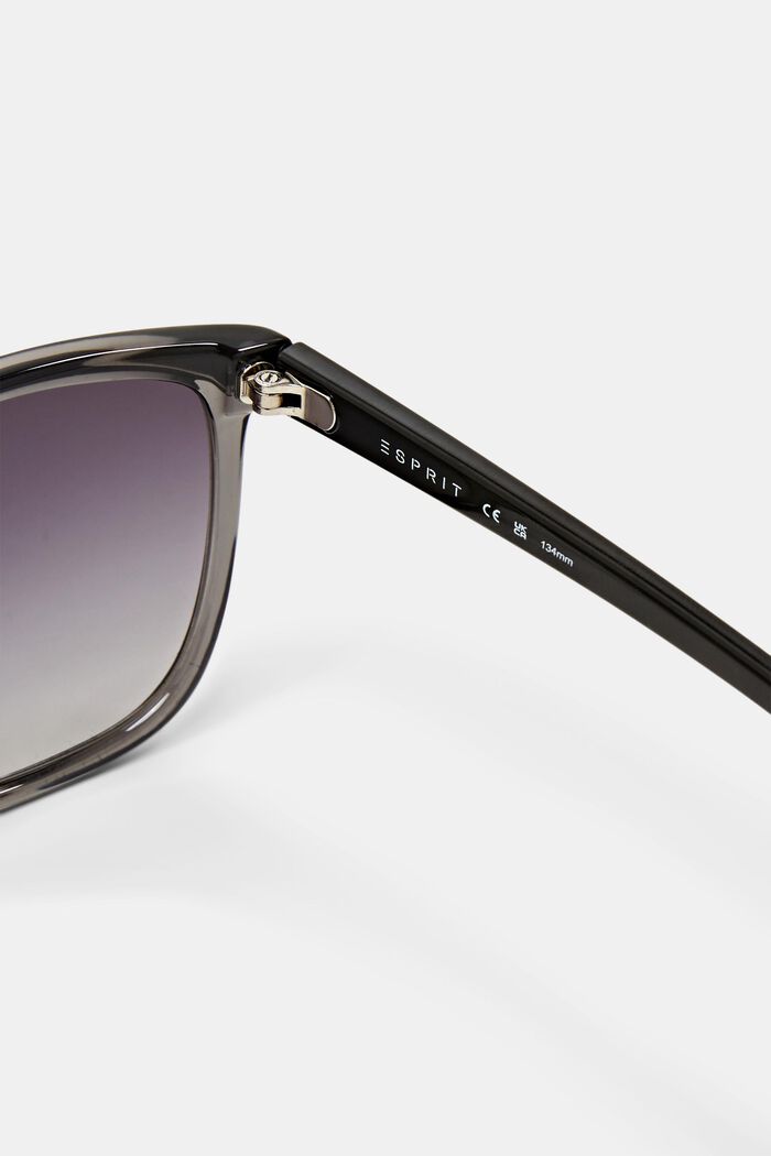 Sonnenbrille mit semitransparentem Rahmen