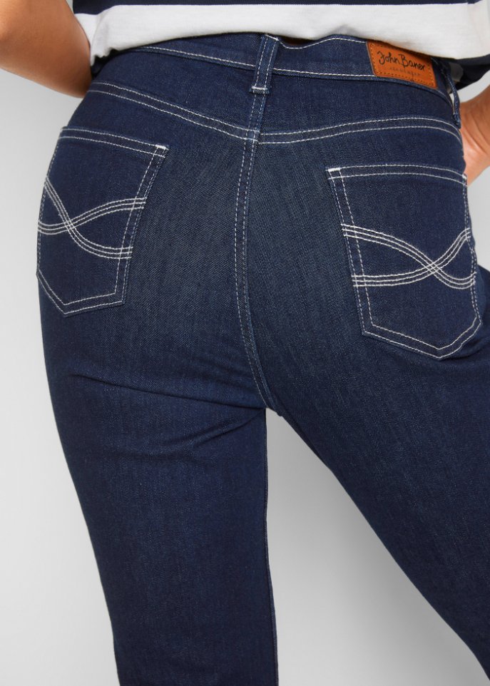 Stretch- Jeans aus Bio-Baumwolle, Bootcut