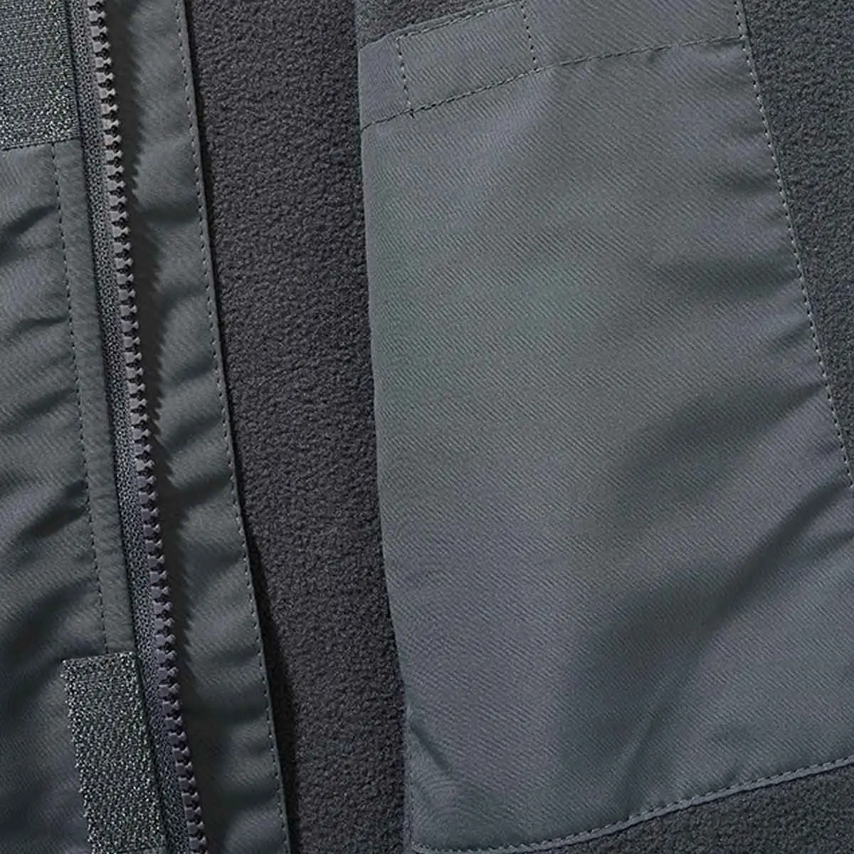 Kinder Windbreaker Frontzip anthrazit