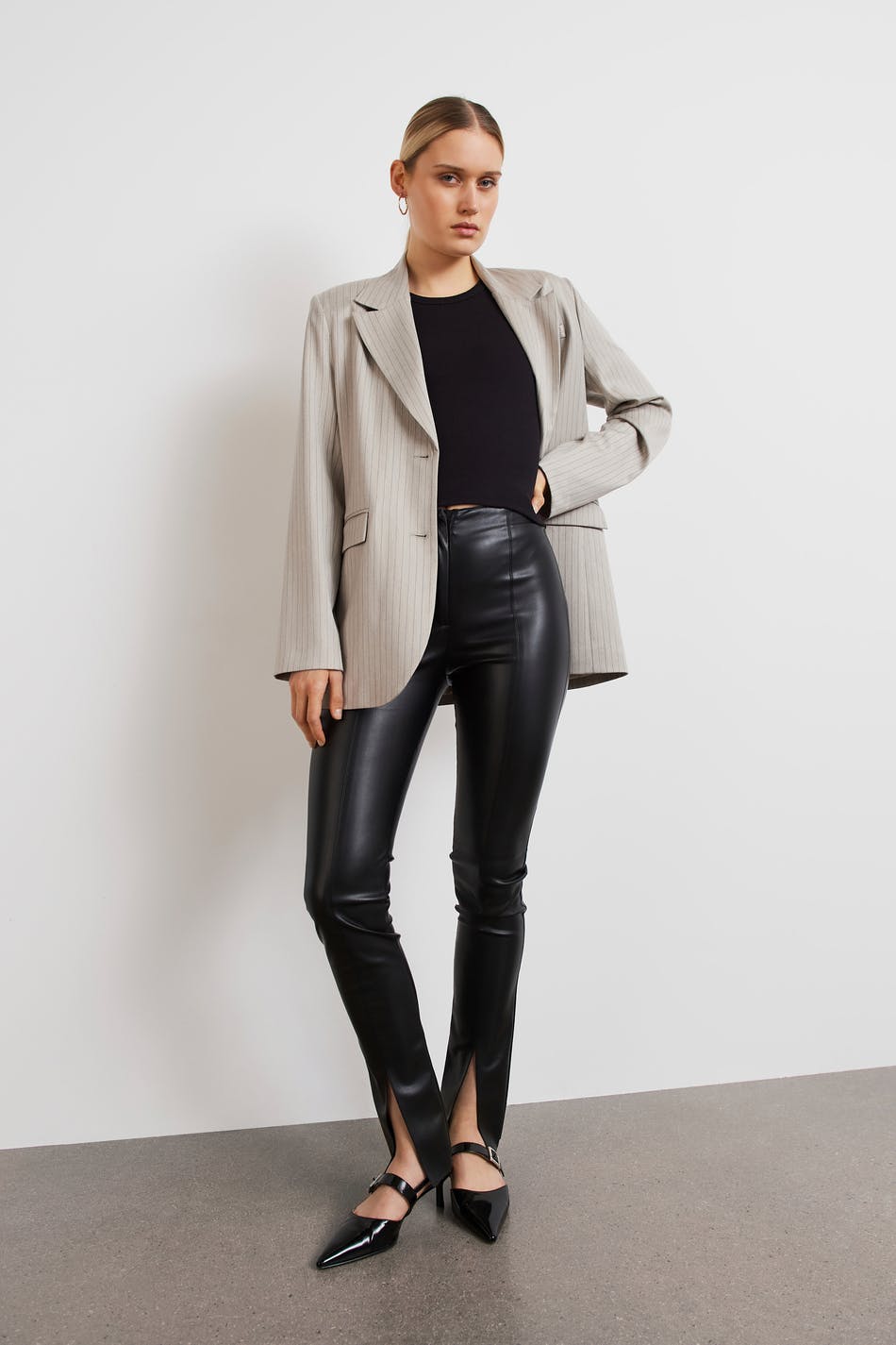 Ginny tall pu trousers